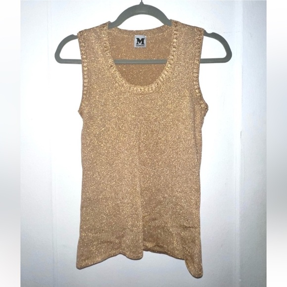 Vintage 2003 MISSONI gold tank top - Picture 2 of 4